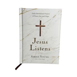 Jesus Listens 365 Day Devotional Prayer Book by Sarah Young Hardcover Book